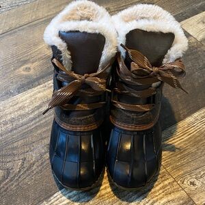 Maurices Brown and Black Women's Boots